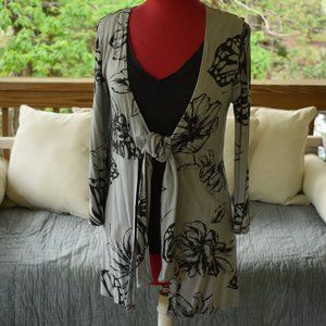 cAbi 3 piece set gray butterflies